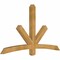 Ekena Millwork Alberta Rough Sawn Timber Gable Bracket, Western Red Cedar, 72"W x 42"H x 4"D x 4"F, 14/12 Pitch GBW072X42X0404ALB00RWR - alternate 3